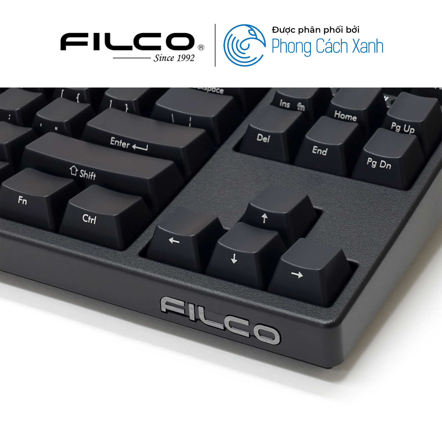 Bàn phím cơ Filco Majestouch Convertible 3 Ninja - Tenkeyless - Hàng chính hãng