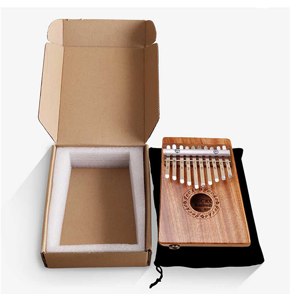 Đàn Kalimba 10 Phím Gỗ Mahogany Gecko K10MEQ Kèm Hộp Đựng (Có EQ)