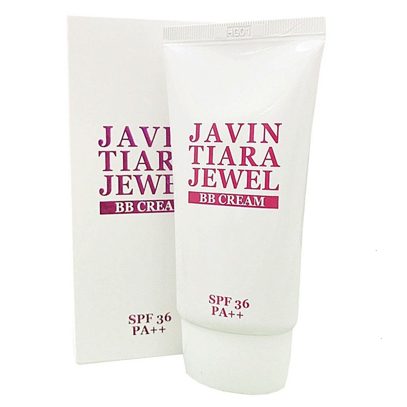 COMBO Kem Nền Trang Điểm, Chống Nắng + Son Lì No7 màu RED CORAL (Đỏ san hô)_Javin Tiara Jewel BB Cream SPF36/PA++  +  Javin Tiara Velour Lip Color M