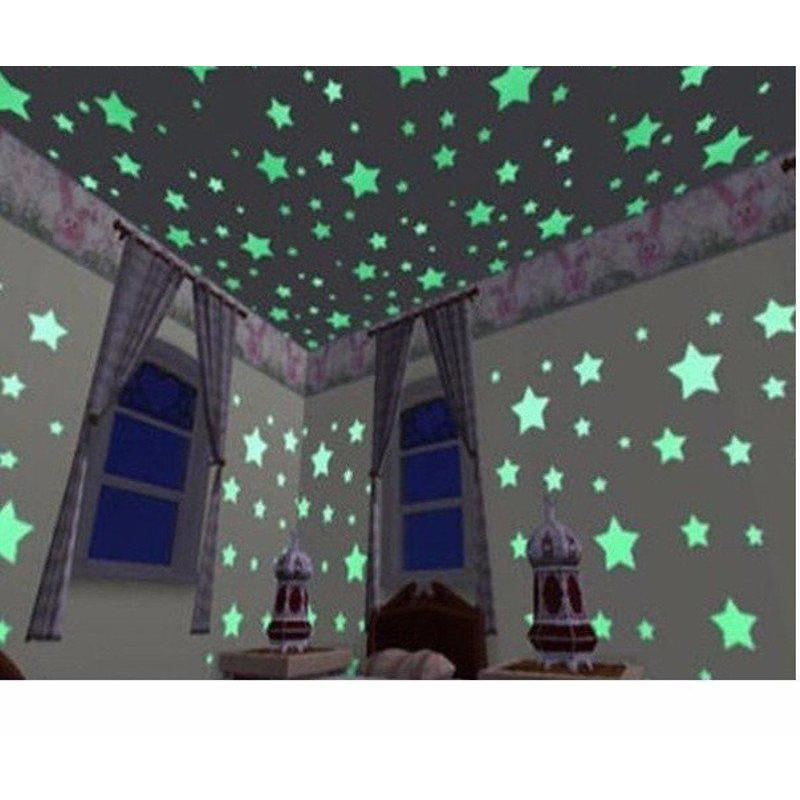 Bộ 100 Ngôi Sao Dạ Quang Lấp Lánh Decor Phòng