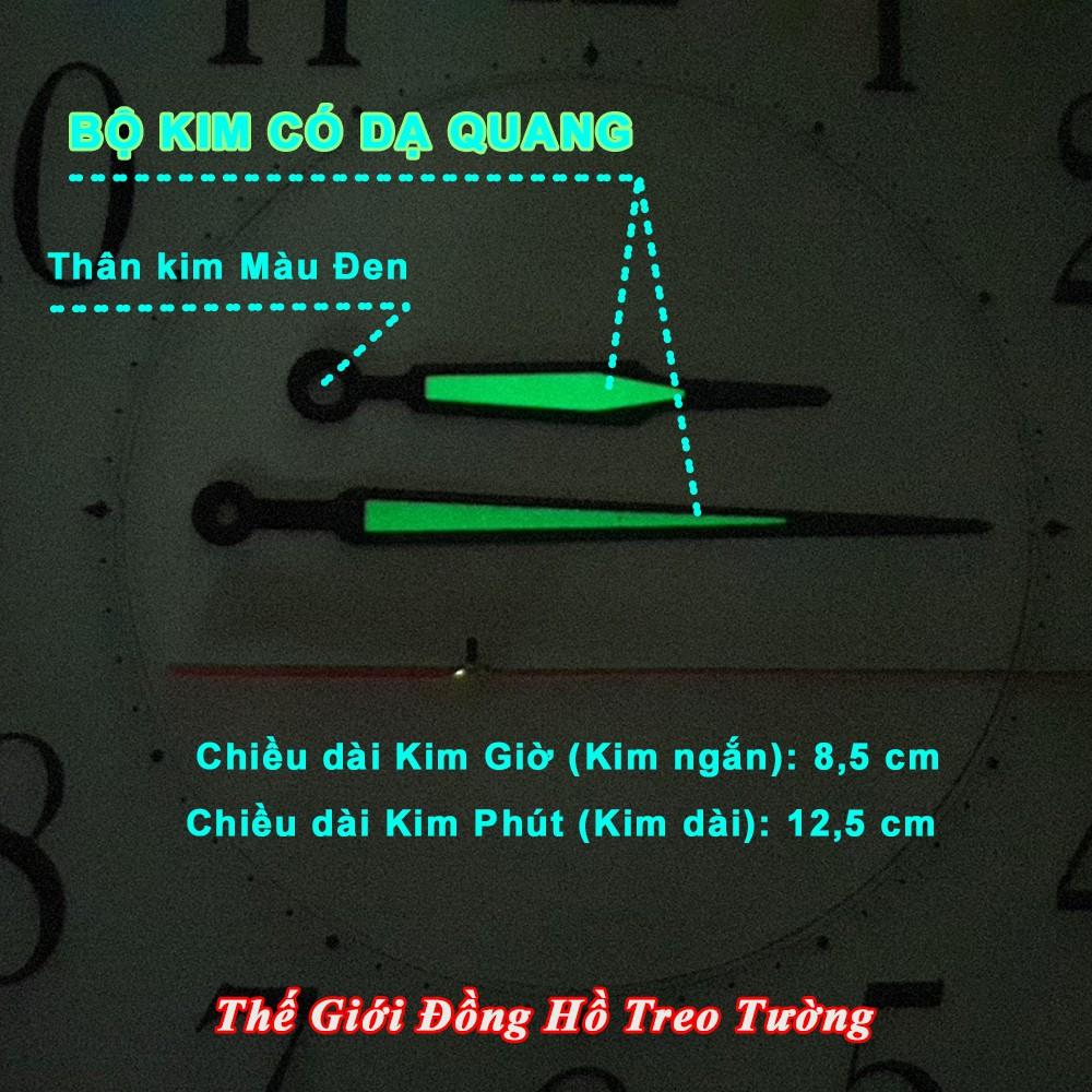 Máy Đồng Hồ Kim Nhảy OSAKI – Bộ Kim Đao thân Kim màu Đen có phủ DẠ QUANG màu XANH – Tặng Pin Maxell – Bảo Hành 1 Năm