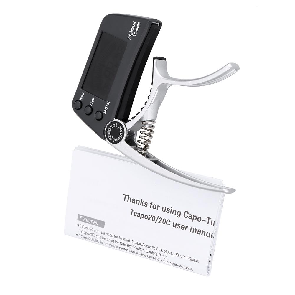 Acoustic Guitar Capo Quick Change Key Guitar Capo Tuner for Electric Guitar Parts Bass Ukulele