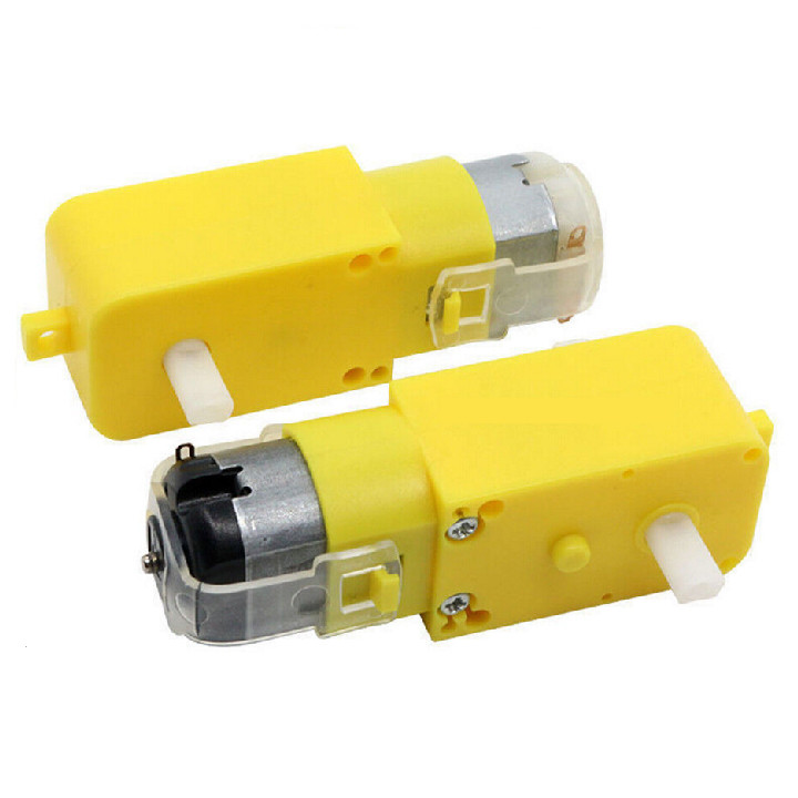 Bộ 2 Động cơ giảm tốc V1 MOTOR màu vàng 3-6V chuyên chế các loại robot đơn giản và các mô hình như ô tô, xe tăng...