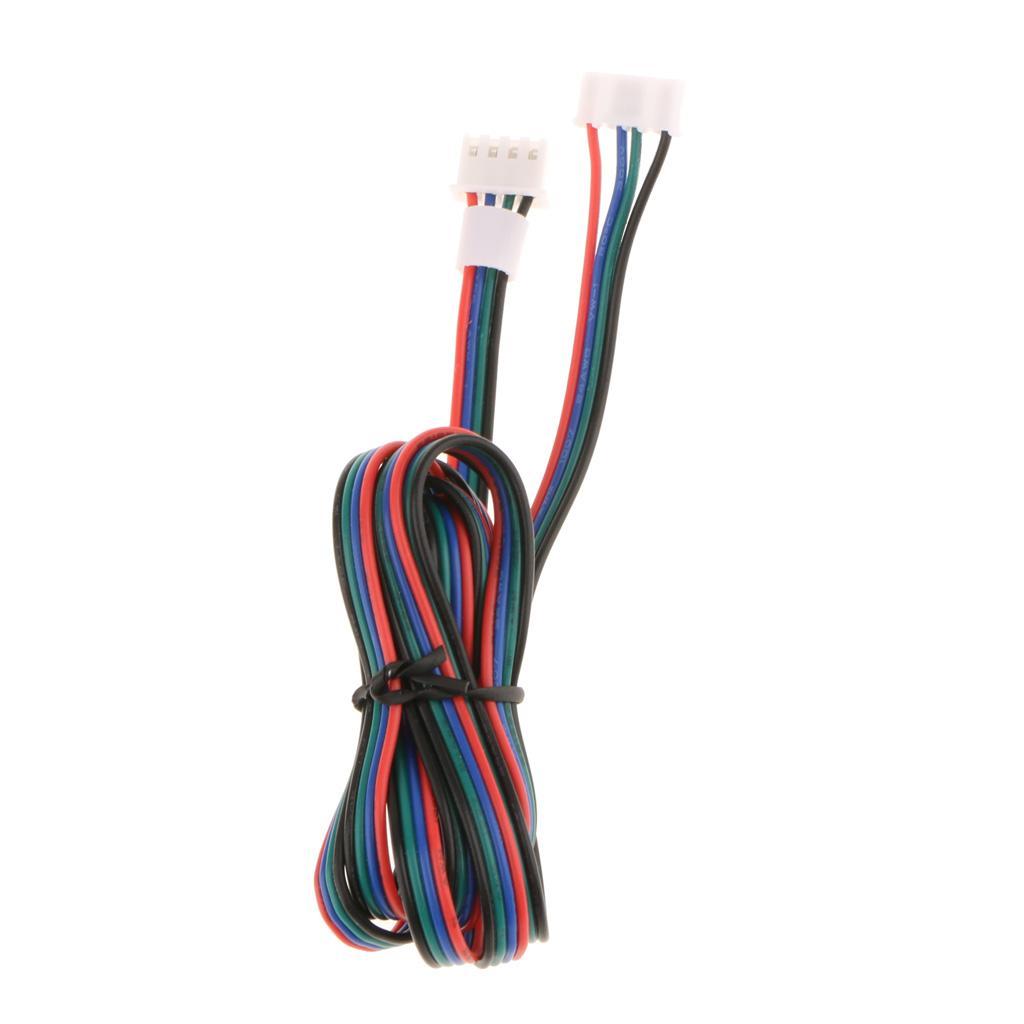 0.6m/2ft Meter Long Stepper Motor Cables with 4 Pin Connector for 3D Printer