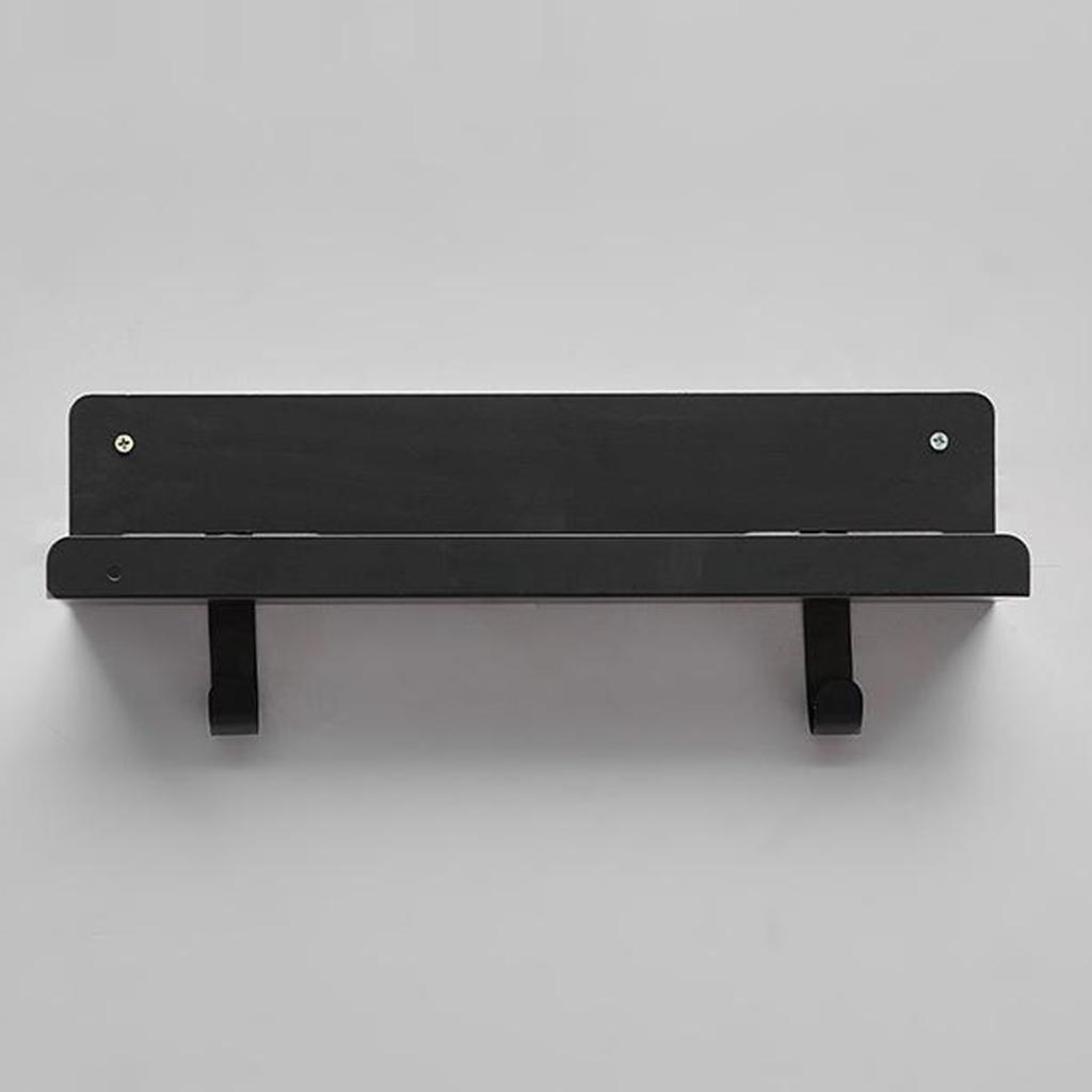 Floating Wall Mounted Shelves, Display Rustic Metal Ledge Shelves Wide Panel for Bedroom Office Kitchen Living Room