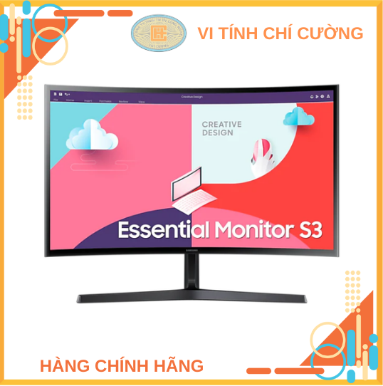 Màn Hình Cong Samsung S3 S36C LS24C366EAEXXV ( 24 INCH | FDH | 75Hz | HDMI | VGA ) - Hàng Chính Hãng
