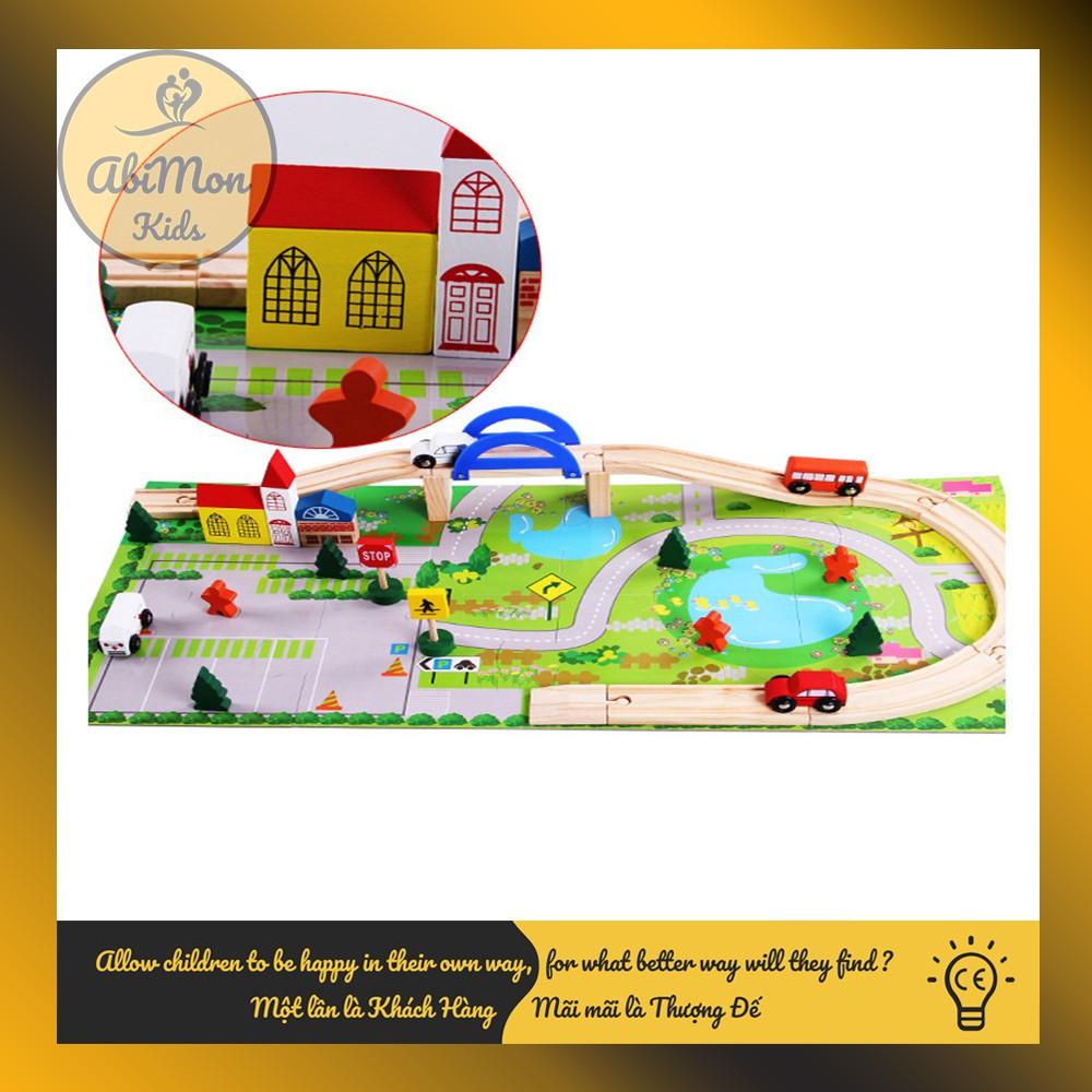 Bộ Ghép Mô Hình Giao Thông Thành Phố ️ Montessori cao cấp