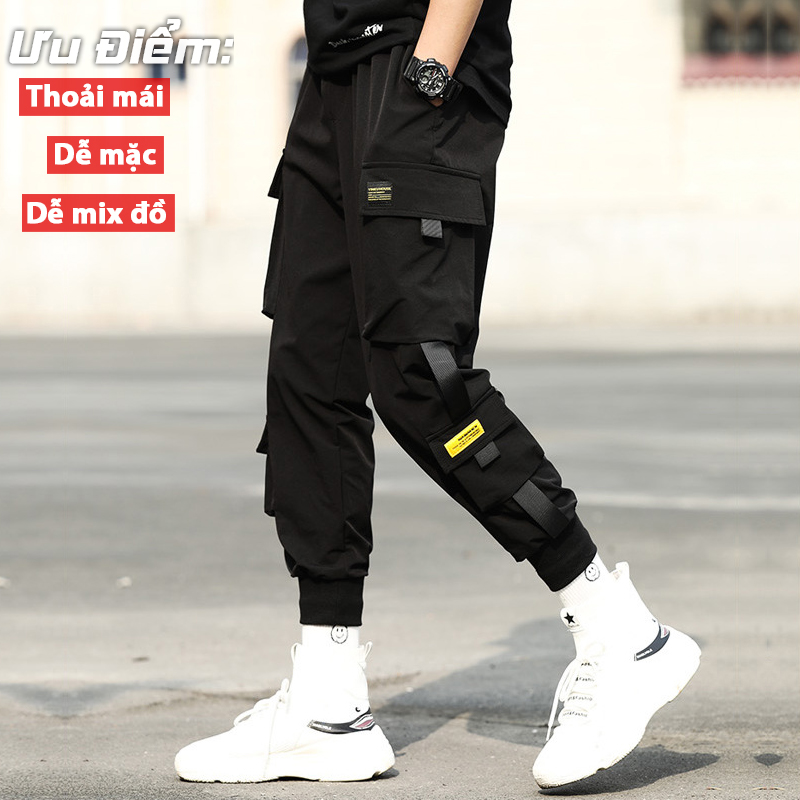Quần jogger nam nữ thể thao kaki mã TT46 thô túi hộp kiểu bó ống Hàn Quốc chất vải đẹp ống dài
