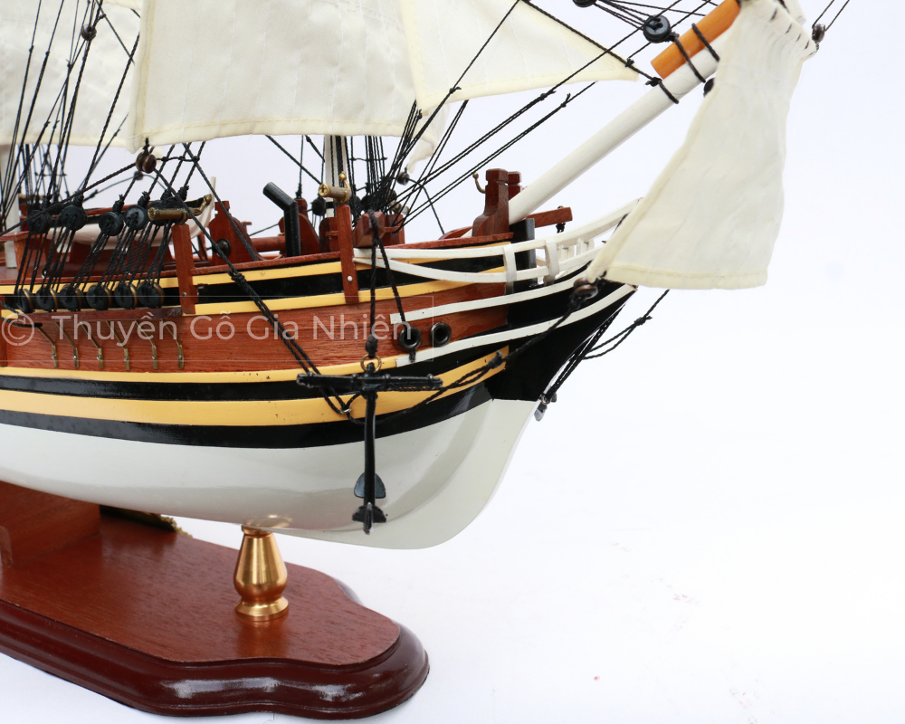 Mô Hình Thuyền Gỗ Phong Thủy Dạng Thuyền Cổ HMS BOUNTY PAINT Chính Hãng Hàng Xuất Khẩu Chất Lượng Cao