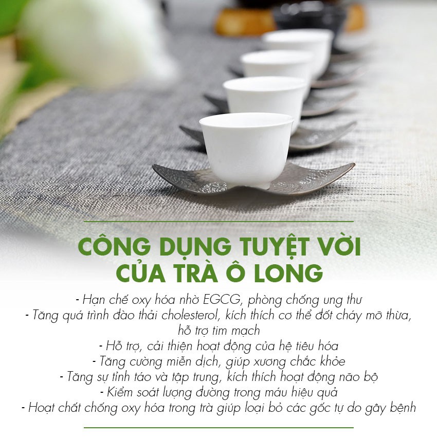 Trà Ô Long Thúy Ngọc L461 Dotea 50g - Trà Olong Chát Nhẹ Thanh Tao Hương Thơm Hoa Qủa