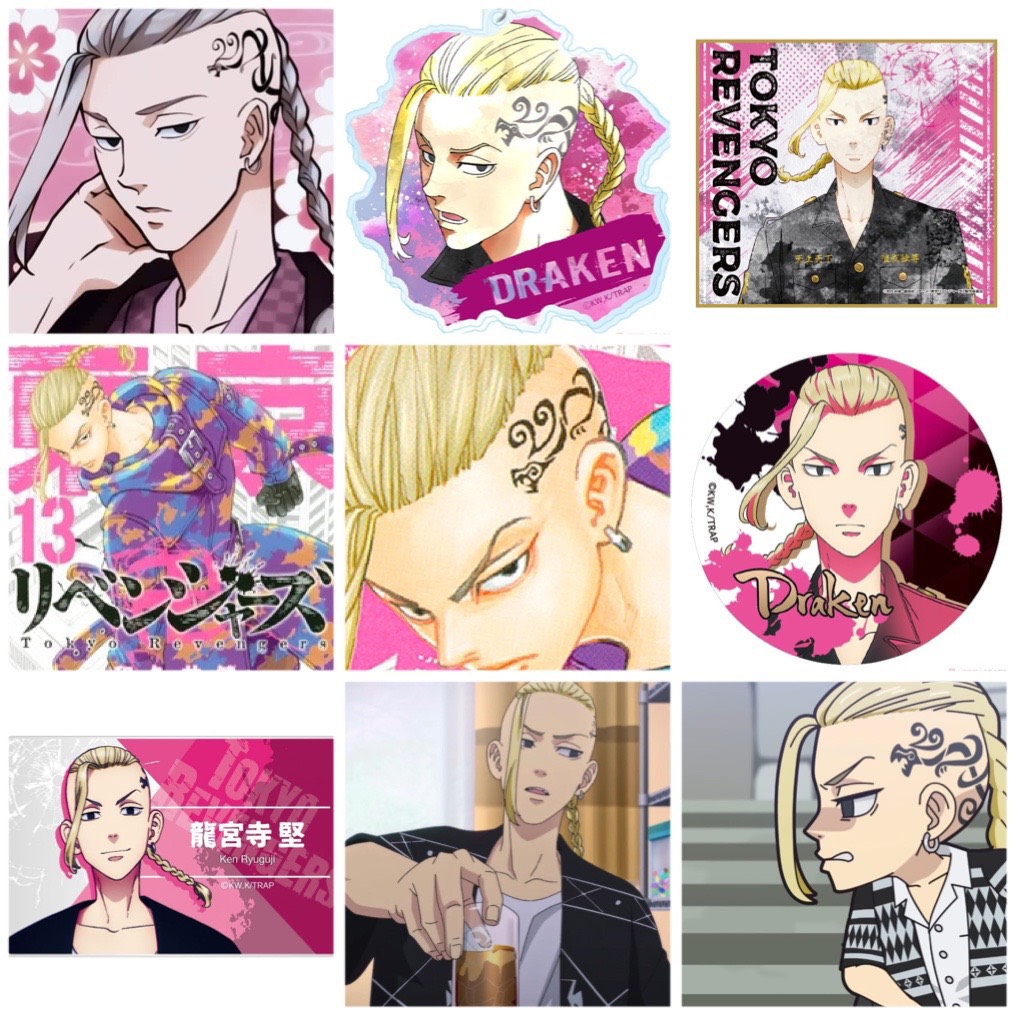 Set 60 Sticker Ken Ryuguji-Tokyo Revengers