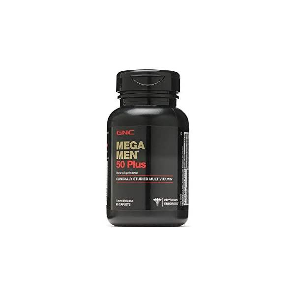 Thực Phẩm Hỗ Trợ Bổ Sung Vitamin Cải Thiện Chức Năng Trí Nhớ, Tuyến Tiền Liệt Và Sức Khỏe Tim Mạch GNC Mega Men 50 Plus Daily Multivitamin For Men