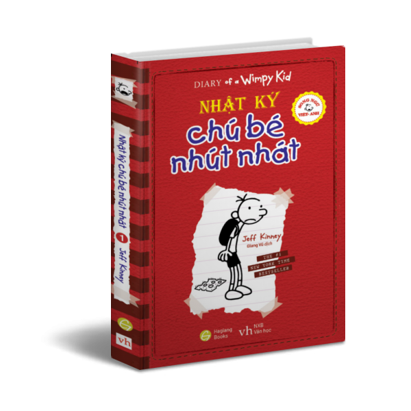 Combo tập 1-3 Nhật Ký Chú Bé Nhút Nhát bản Song Ngữ - Diary Of A Wimpy Kid - Truyện song ngữ dành cho thiếu nhi có note từ vựng, tặng kèm file nghe