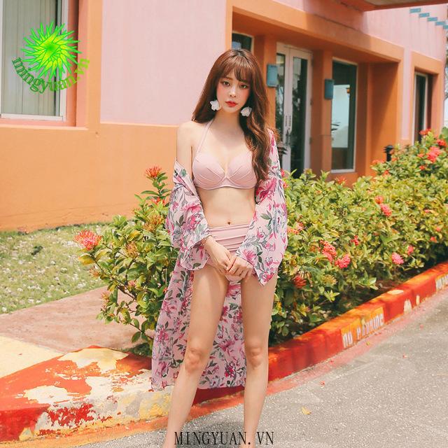 Set Đồ Tắm In Họa Tiết Hoa Quyến Rũ Dành Cho Nữ