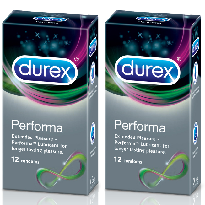 Bao Cao Su Kéo Dài Thời Gian Durex Performa Hộp 12s + Hộp 12s