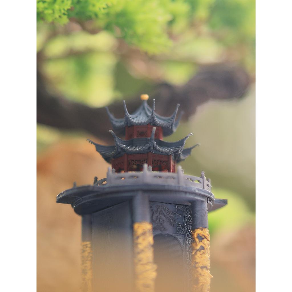 Mô hình Trung Hoa: VDS0114 - decor, để bàn, trang trí tiểu cảnh, bán cạn, terrarium, non bộ, bonsai