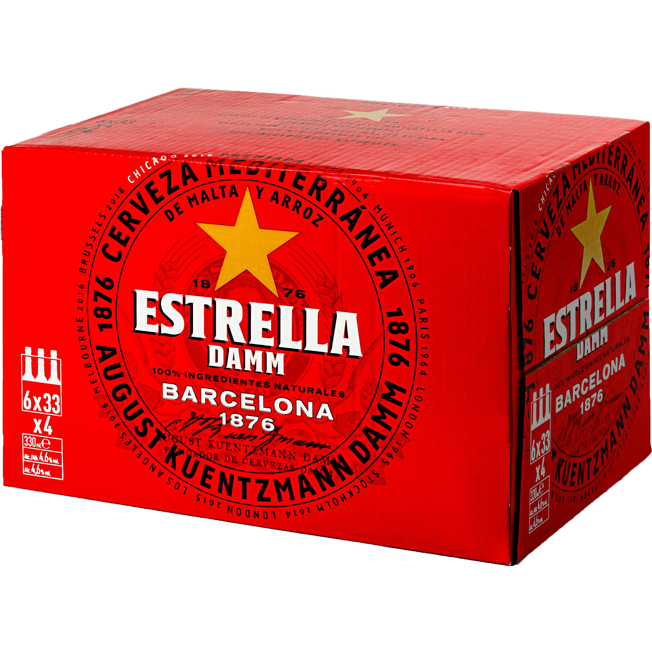 Bia Estrella Damm chai 330ml