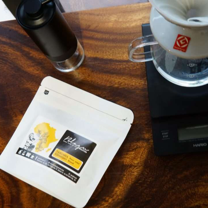 CÀ PHÊ BLAGU HẠT ARABICA ĐÃ RANG, TANZANIA KILIMANJARO, LIGHT - MEDIUM ROAST, 100G - thơm hương hoa quả nhiệt đới cùng trà đen
