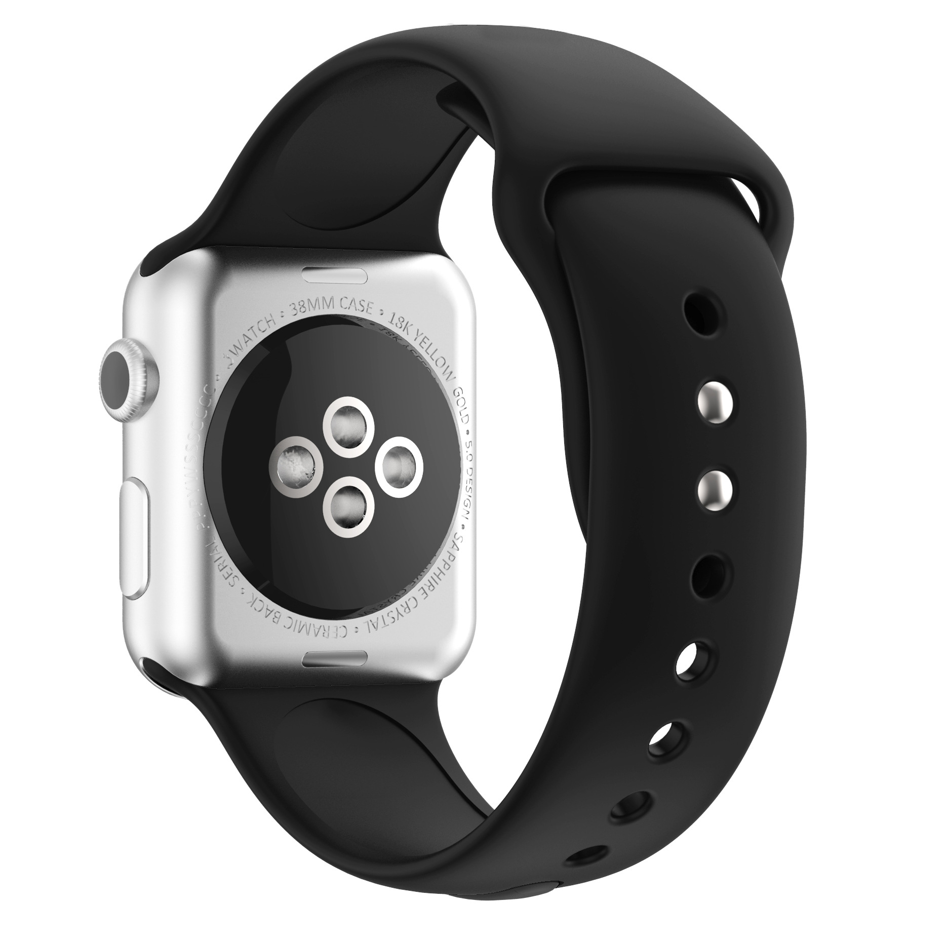 Dây cao su thể thao cao cấp chống bẩn dành cho Apple Watch Ultra và Seri SE 8 7 6 5 4 3 2 1 - Hàng chính hãng PhanhDuong