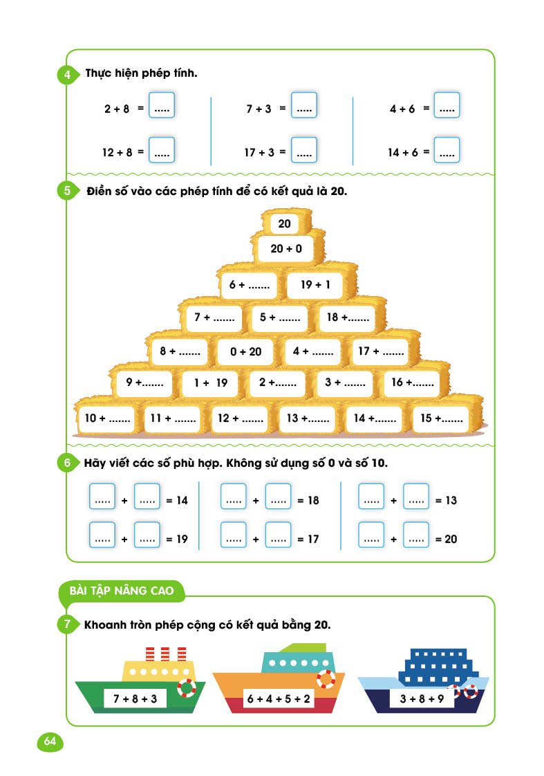 Maths – Sắc màu Toán học: CHINH PHỤC TOÁN TƯ DUY 4-6 +, Level 1