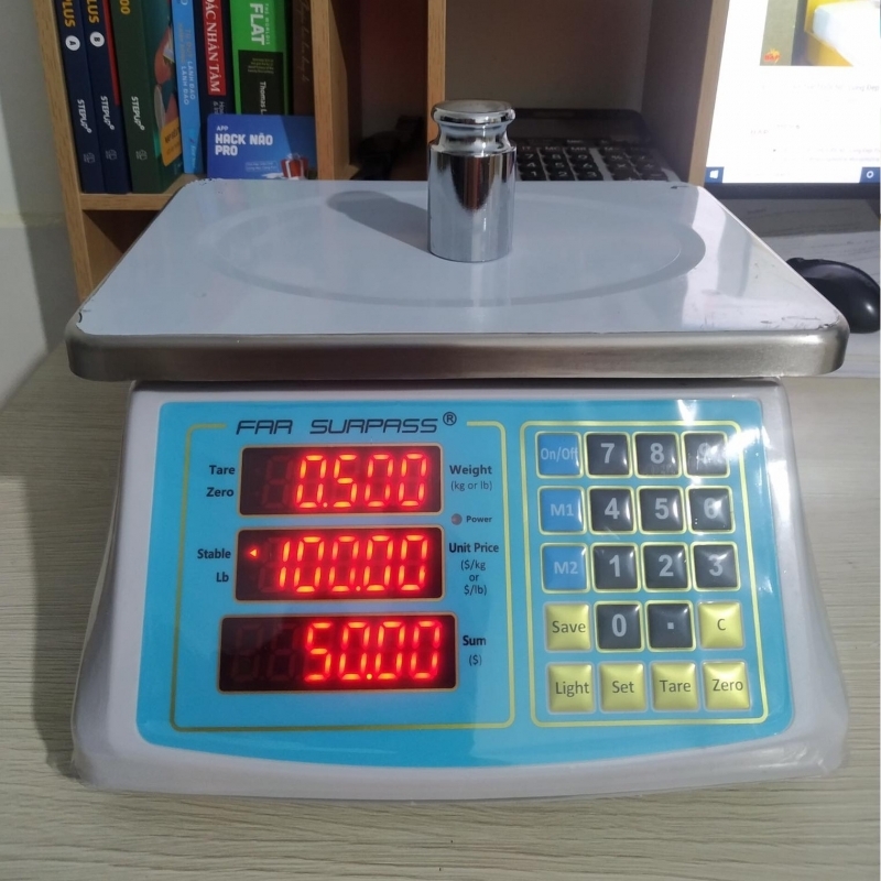 Cân Điện Tử Tính Tiền Chống Nước ACS-818 30 kg