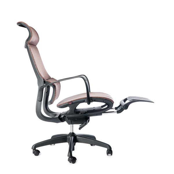 Ghế xoay lưới công thái học có ngã lưng gác chân dòng cao cấp LBB265A4