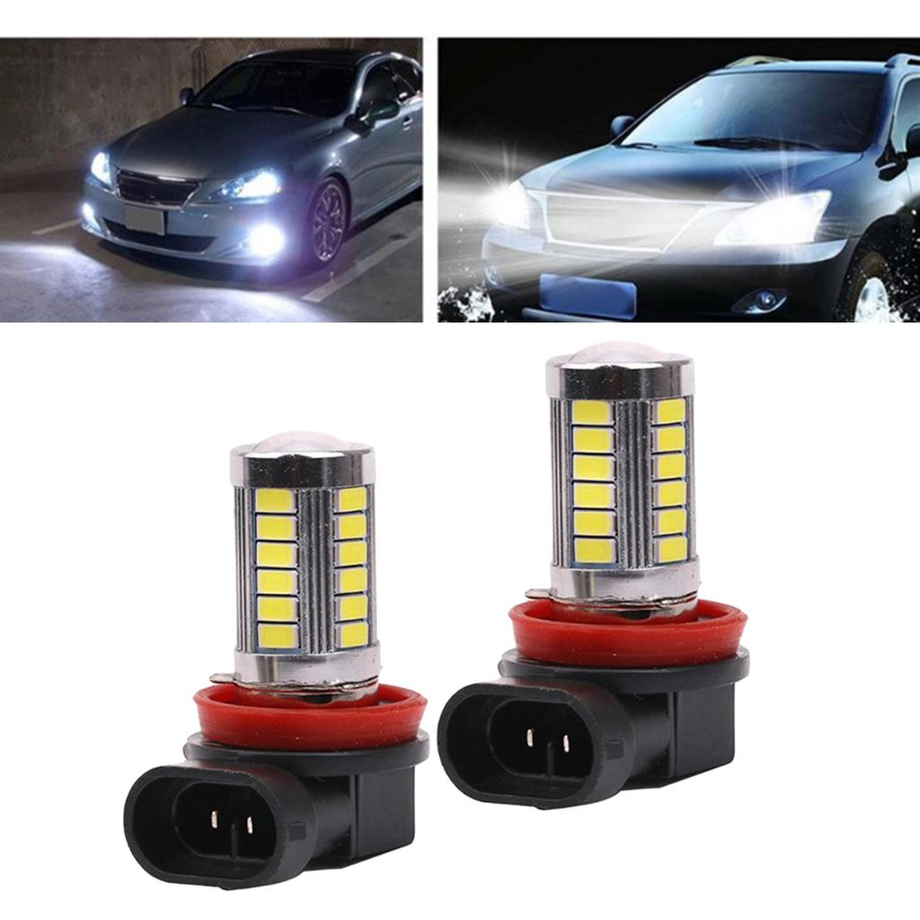 2Pcs 6000K H11 21 LED Fog Driving Light Bulbs DRL Super