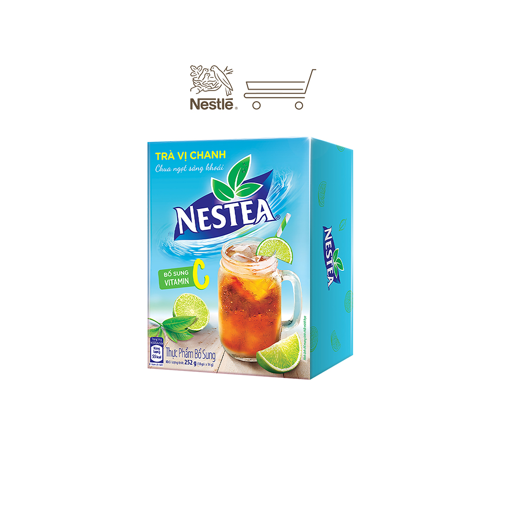 Combo 3 Hộp Trà vị chanh NESTEA (Hộp 15 gói x 13g)