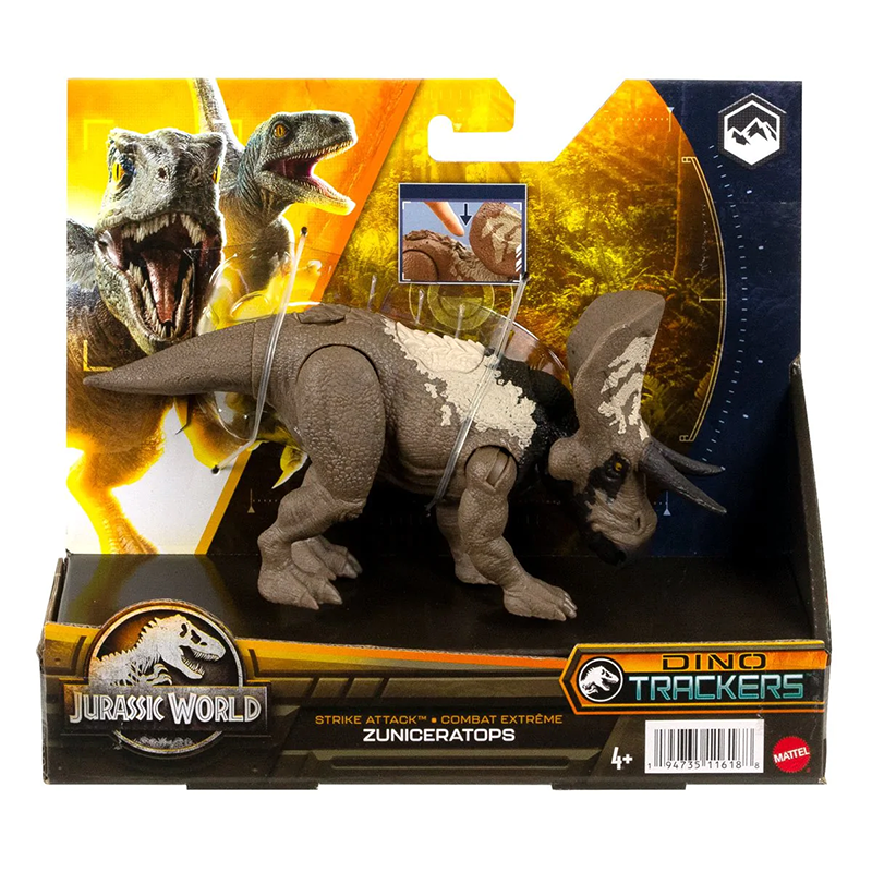 Đồ Chơi JURASSIC WORLD MATTEL Khủng Long Tấn Công Zuniceratops HLN66/HLN63