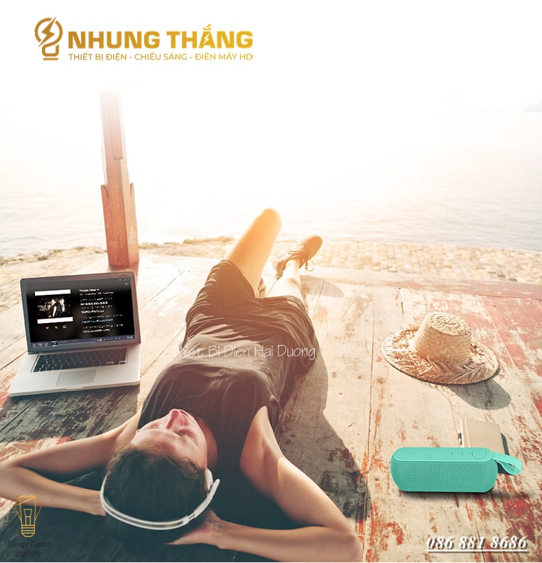 Loa Bluetooth Di Động Q106 - Hỗ Trợ Khe Cắm Thẻ Nhớ - USB - Dung Lượng Pin Lớn -Nhiều Màu Sắc - Có video