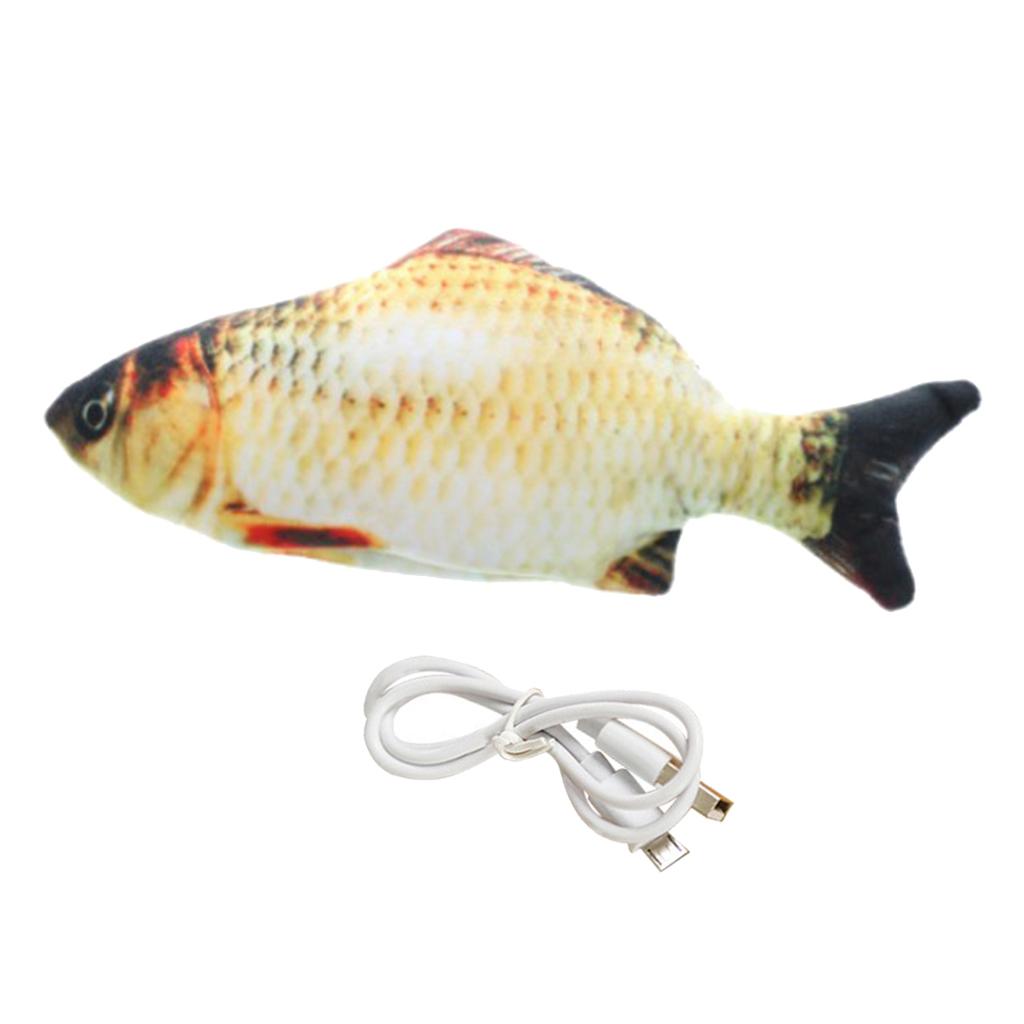 Pet Cat Toy Electric Simulation Fish Toys For Pet Interactive 2Pcs