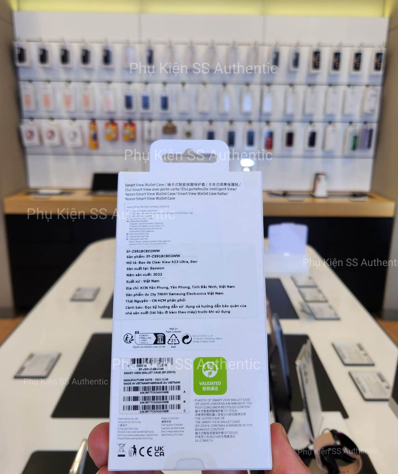 Bao da Samsung SmartView S23 Ultra - Hàng chính hãng