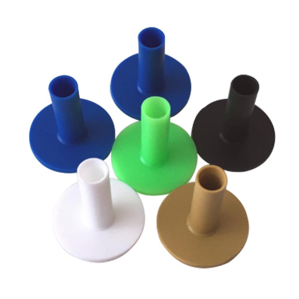 12pcs Rubber Golf Driving Range Tees Reusable Golf Ball Trainer Practice