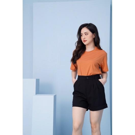 Quần Sooc gập gấu Chất vitex loại 1 Cạp chun siêu co giãn