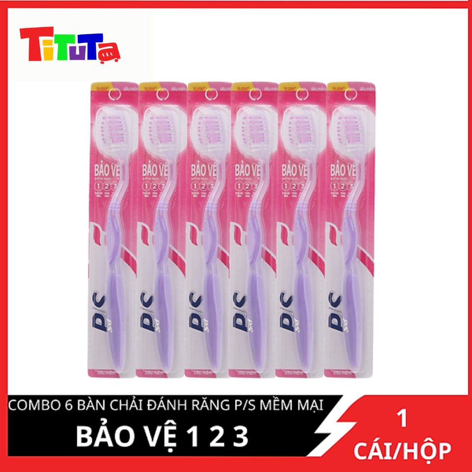 Combo 6 Bàn Chải Đánh Răng P/S Bảo Vệ 123