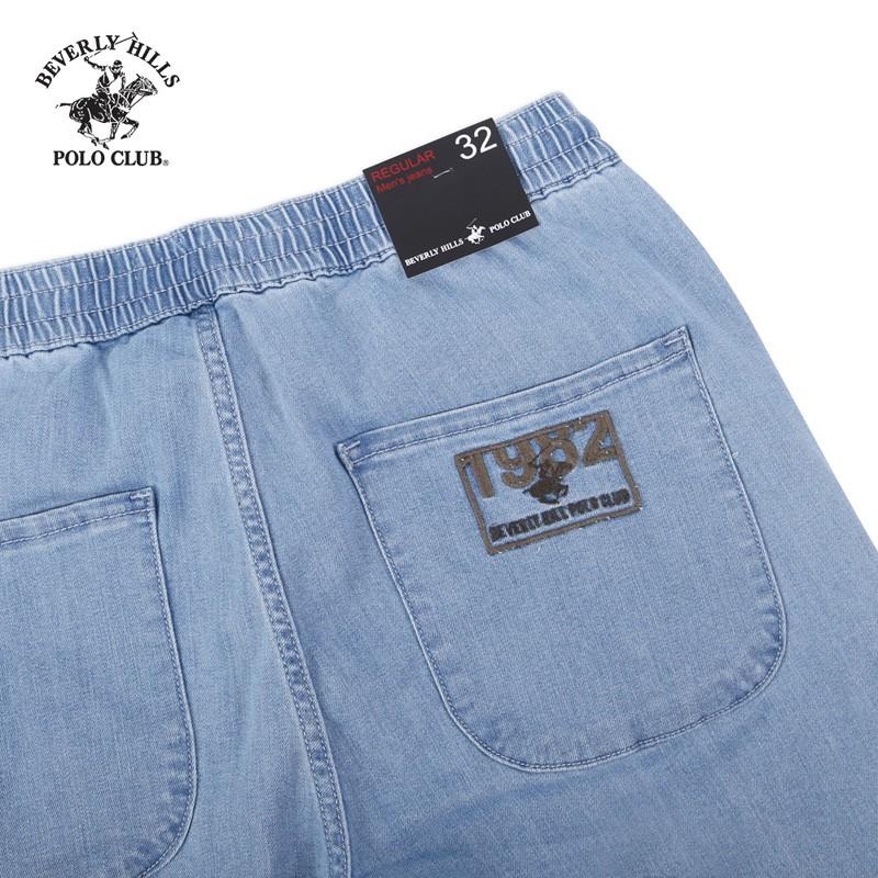 Quần short Nam Beverly Hills Polo Club Regularfit Denim Xanh QSRS20V157