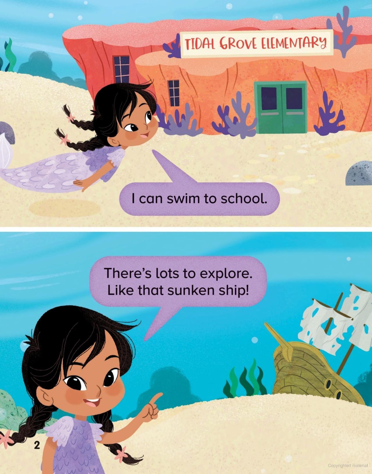 Sách ngoại văn: Mermaid Days - Book 1 - The Sunken Ship