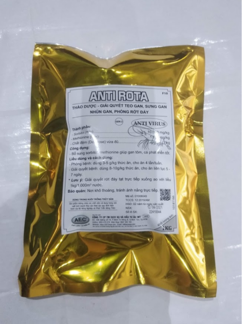 AntiRota - Hỗ trợ khắc phục tôm rớt đáy, tấp mé, chết-rải-rác| GEN 2