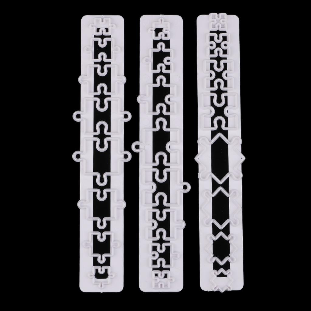 3 Pieces Clear Silicone Molds Clay Chocolate Candy Cake Fondant Resin Moulds