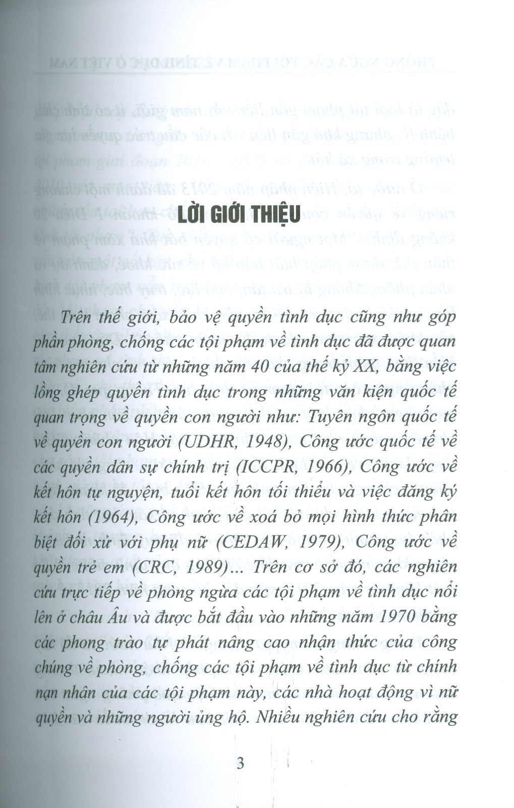 Phòng Ngừa Các Tội Phạm Về Tình Dục Ở Việt Nam (Sách chuyên khảo)
