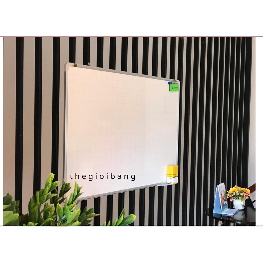 Bảng từ trắng Hàn Quốc viết bút lông kích thước 80x120cm - tặng 1 bút, 1 khăn lau