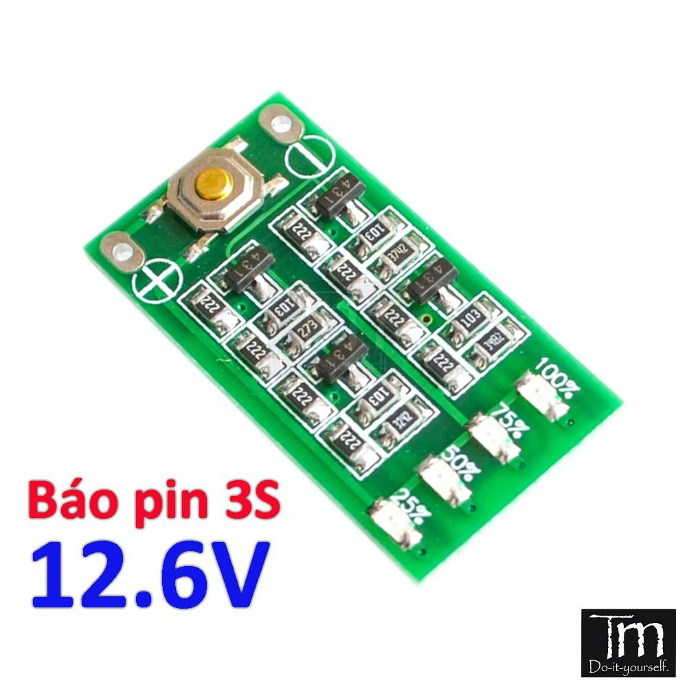 Mạch Báo Pin 3S 12.6V 4 Mức