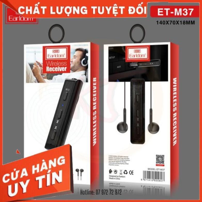 Tai Nghe Có Dây + Thiết Bị Thu BLuetooth M37 hàng chính hãng