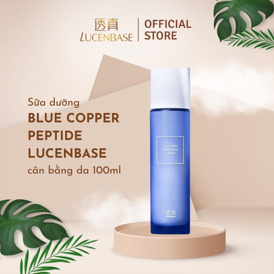 Sữa dưỡng lotion blue copper peptide LUCENBASE cấp ẩm,  giảm viêm đỏ 100ml