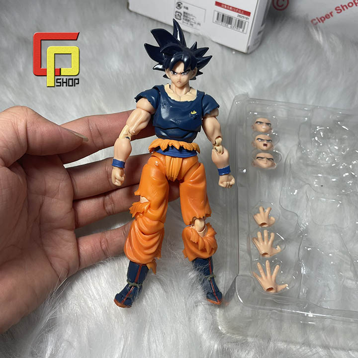 Mô hình Son Goku Ultra Có Khớp - Figure Action Son Goku Ultra Instinct SHF