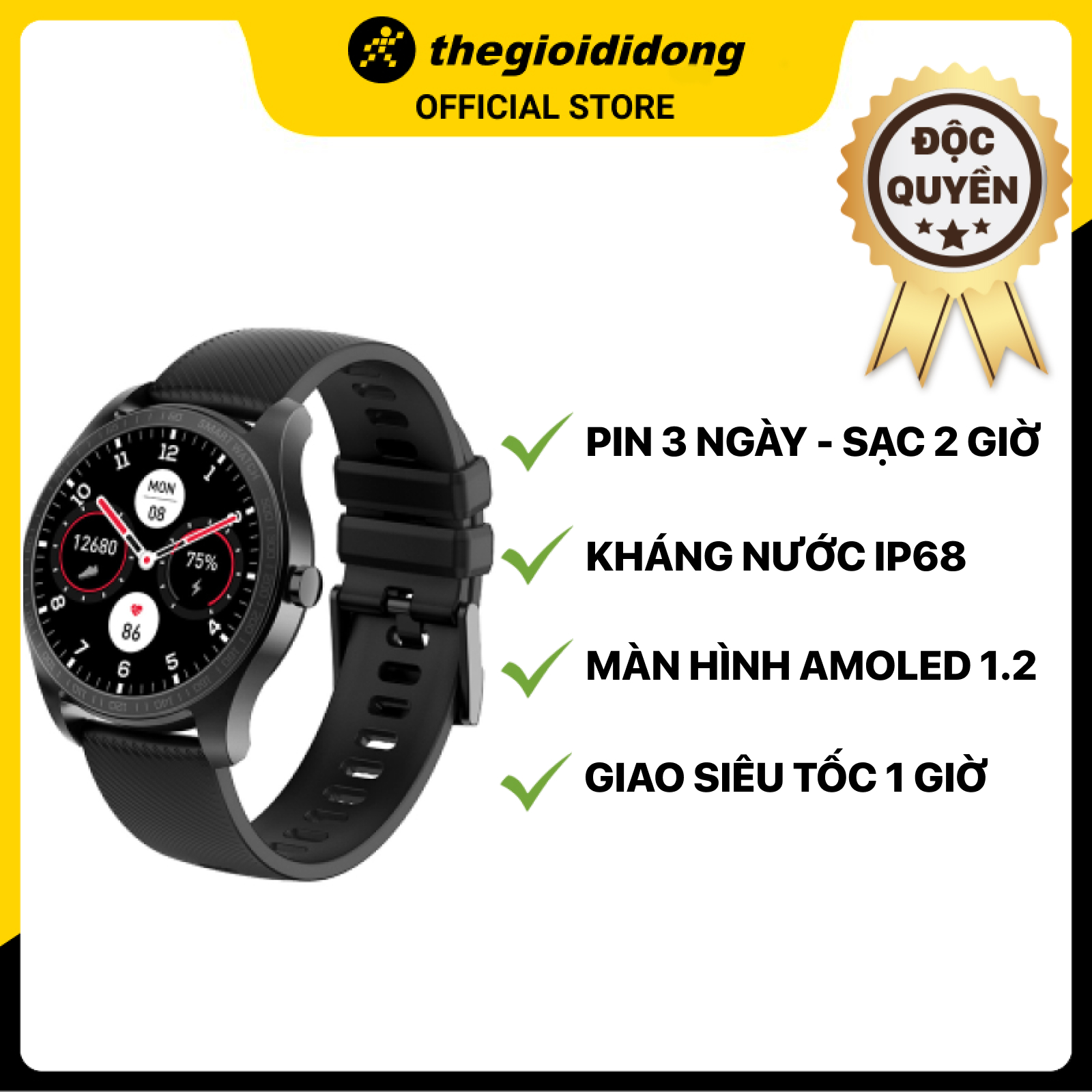 Đồng hồ thông minh BeU Watch KW09 - Hàng chính hãng