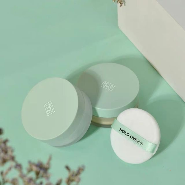 Phấn phủ kiềm dầu holdlive mịn Water Honey Powder dạng nước dupe Becca Water Powder HOLDLIVE