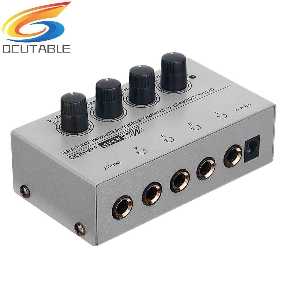 Ultra Bộ Khuếch Đại Âm Thanh 4 Kênh Chuyên Dụng Cho Studio