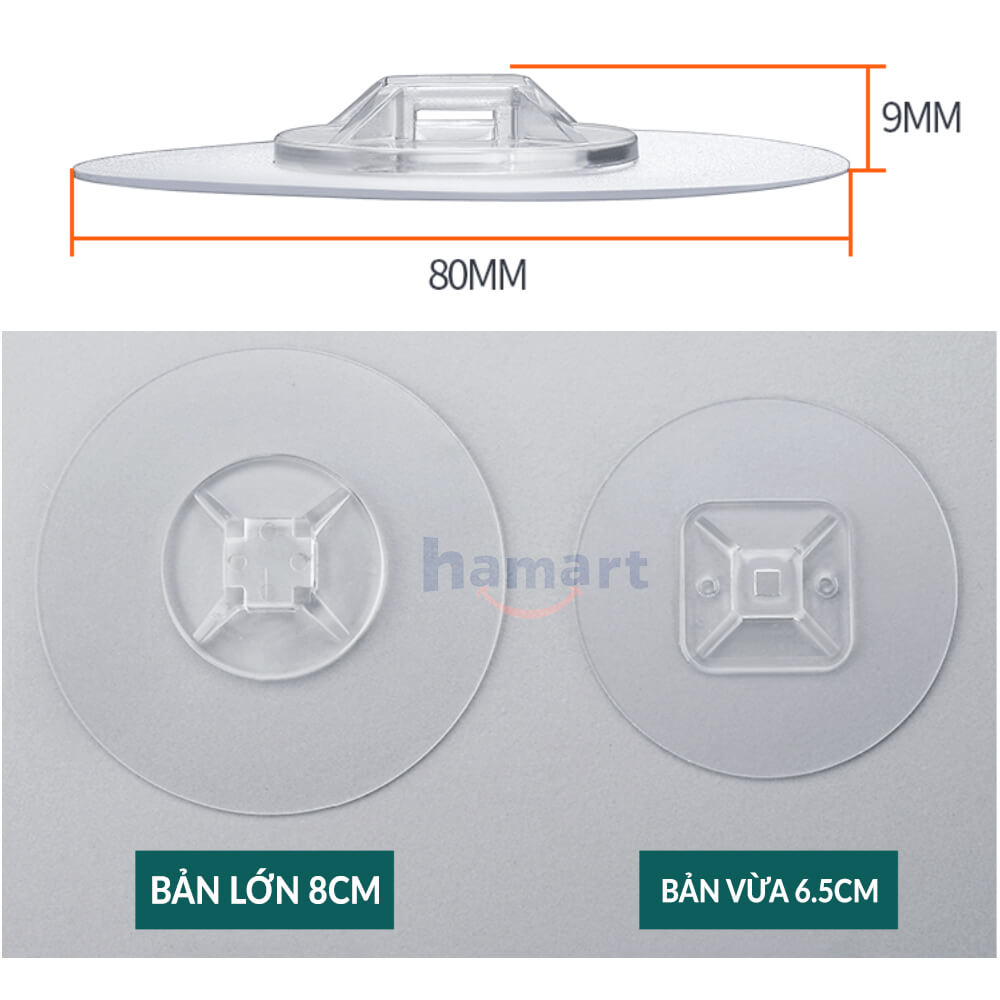 Móc Khoá Cố Định Tủ Chống Đổ Hamart Dán Tường Cố Định Nội Thất Kèm Đai Rút Lạt Nhựa An Toàn Cho Bé