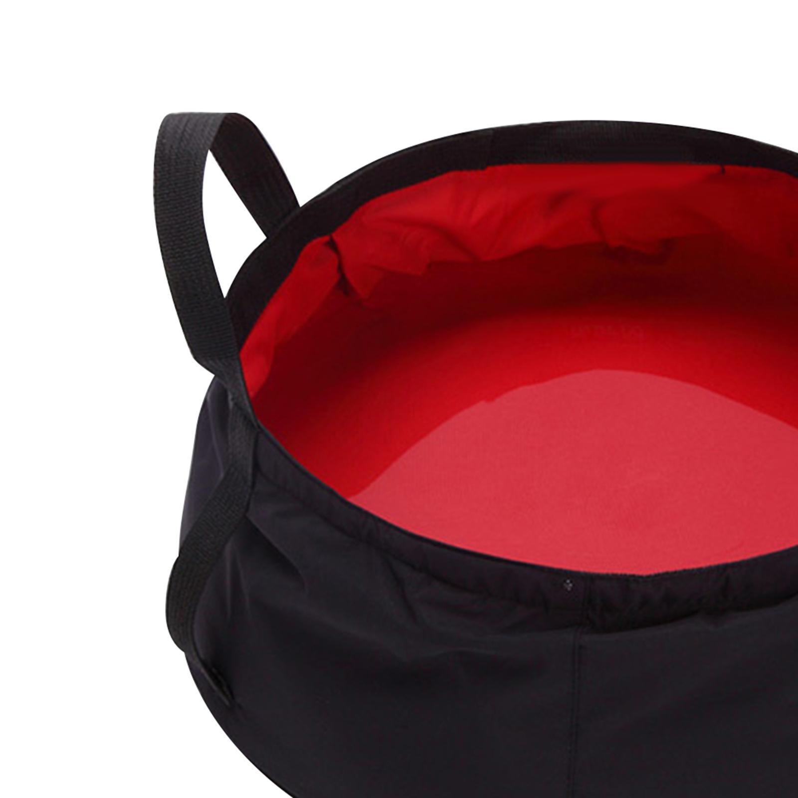 Waterproof Collapsible Water Bucket with Storage Bag Lightweight Water Container Wash Basin for Camping Fishing Backpacking Boat Car Washing